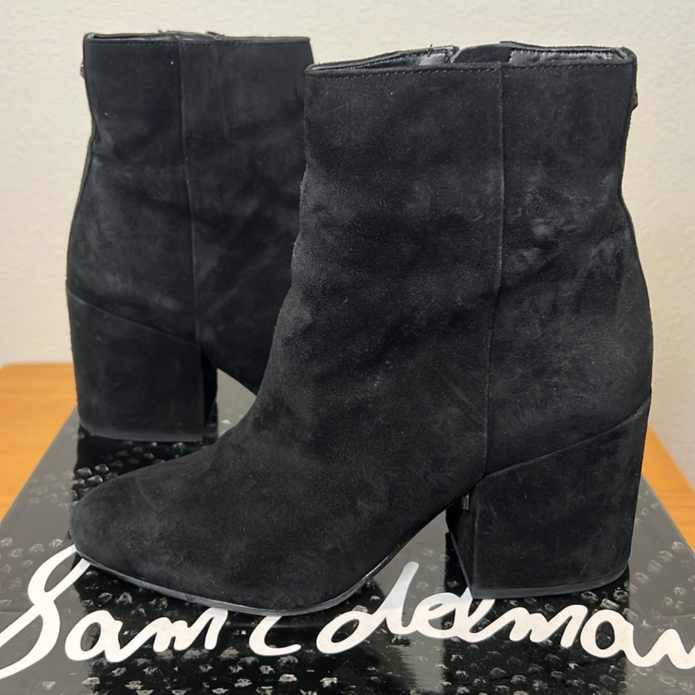 Sam Edelman Taye Black Suede Bootie